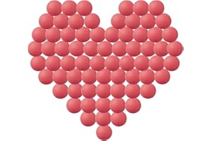 Petiy Beauty 120 Pack Colored Ping Pong Balls, 40mm Table Tennis Balls, Beer Ping Pong Games Fun Arts, Cat, DIY Intellectual Development Tools, Party Decoration Balls