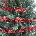 100 FT Commercial Length Christmas Garland Classic Christmas Decorations, Red