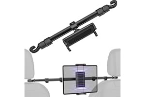 Dosvsi Car Headrest Tablet Mount, 83CM Between Seat Tablet Holder, Anti-Shake Backseat Phone Mount for Kids, Back Seat Mount 
