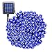 Solar String Lights 72ft 200led Solar Powered String Lights, Fairy Ambiance Lighting Waterproof for Gardens, Patio, Landscape, Homes, Wedding, Party, Tree, Outdoors,  Christmas Decoration, Blue