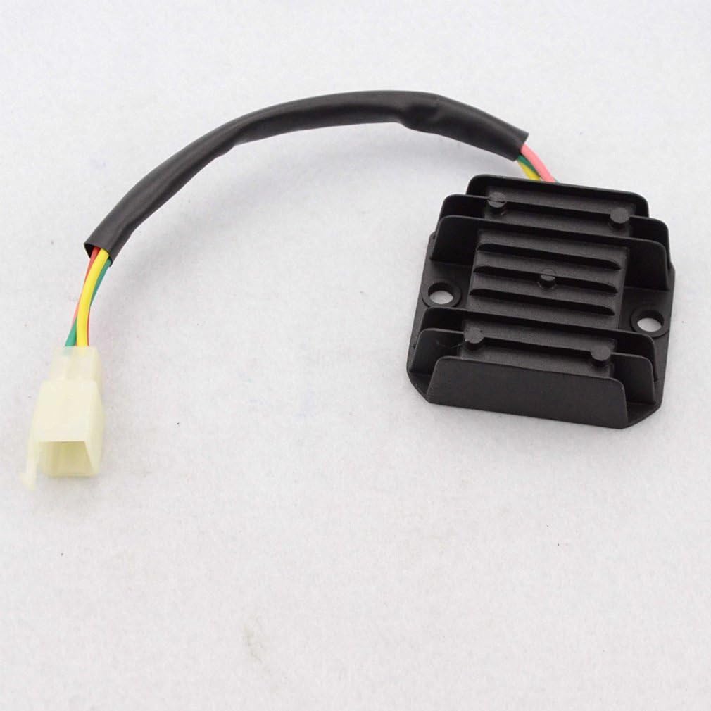 GOOFIT 4 Pin Voltage Regulator Replacement For GY6 150cc and CG 125cc 150cc 200cc 250cc Vertical Engine ATV Dirt Bike Go Kart Moped Scooter - Image 3