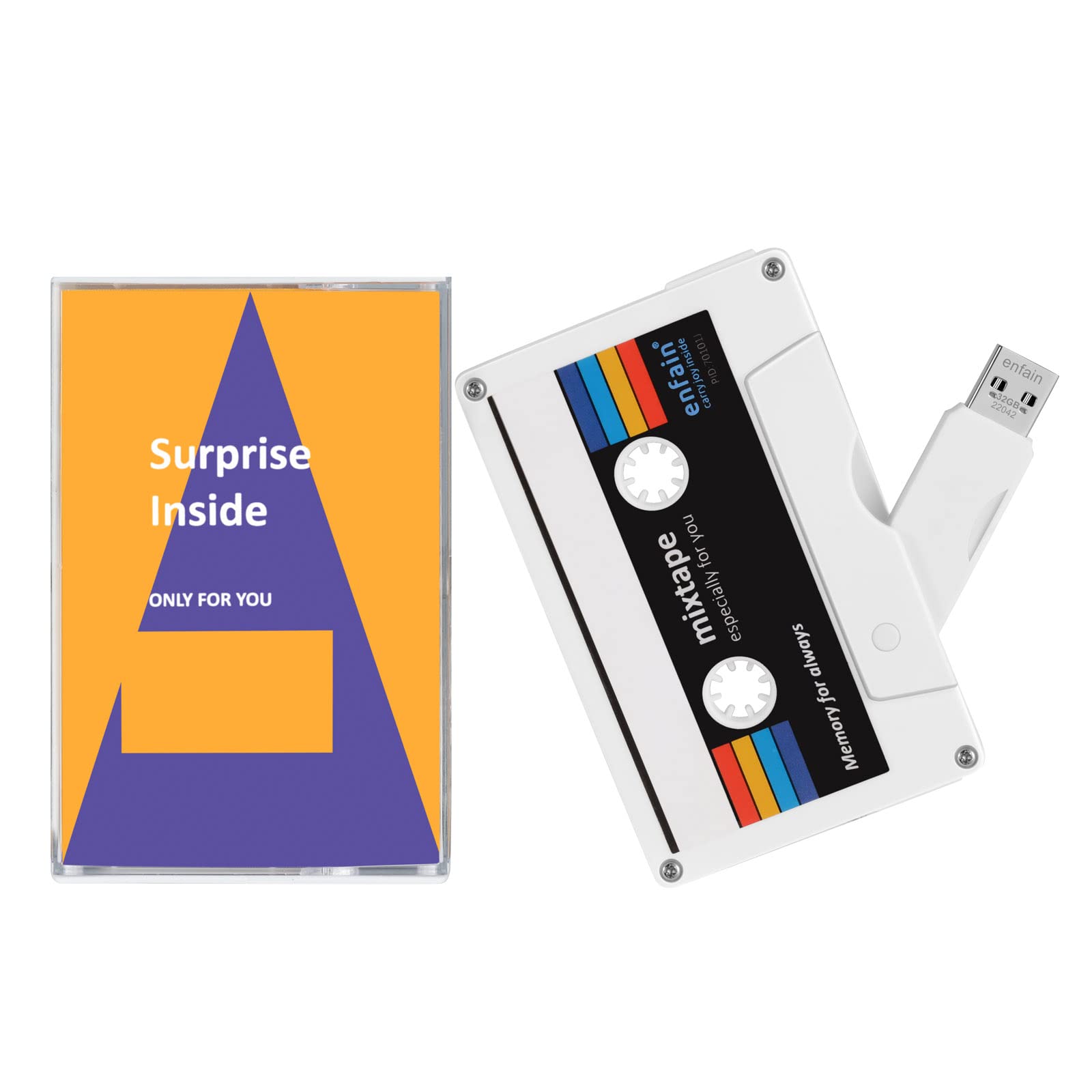 Retro Cassette USB 3.0 Flash Drive 32GB – 1980s