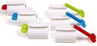 Zahnpastaspender, Comius Sharp 6 Stücke Rolling Tube Zahnpasta Squeezer, Zahnpastaspender Squeezer, Rolling Tube Tubenquetscher, Squeezer Tubenpresse Set für Zahnpasta Haarfarbe Farben Kosmetik