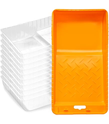 Amazon.com: Mister Rui Paint Tray 4 Inch, 11 Pack, Small Paint