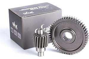 Glixal High Performance Secondary Transmission Gear, GY6 49cc 50cc 80cc 100cc Racing Final Drive Gear Set for 139QMB 139QMA 1