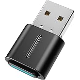 Smof USB Bluetooth Audio Adapter for PS5, PS4,Switch,Mac. Compatible Bone Conduction Headsets Wireless Audio Transmitter Dongle with aptX Low Latency Support, USB Bluetooth 5.2 Adapter