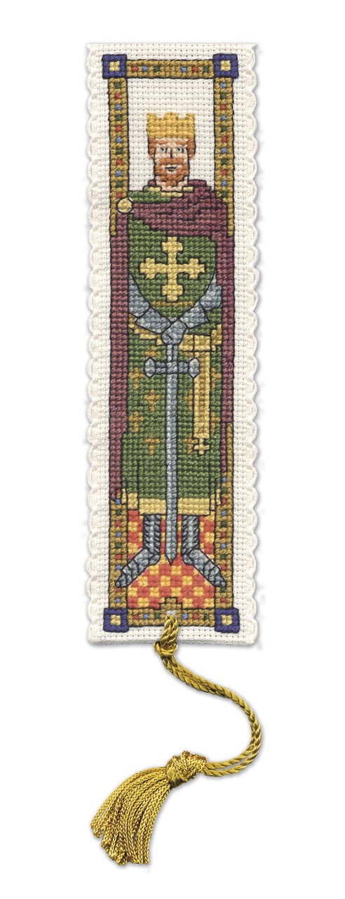 Textile Heritage Collection Cross Stitch Bookmark Kit - Medieval King