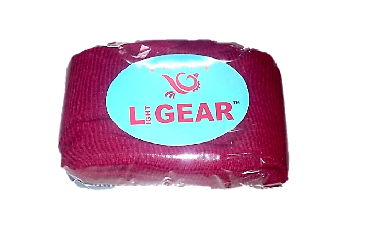 light gear&reg; combo of 2 women woolen head scarves (maroon+ blue) cap model