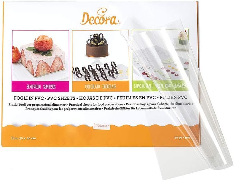 DECORA Food Pac Sheets, PVC, 30 x 40 cm-10 Pieces, Transparent, 30 x 40 cm - 10 pieces - Image 3
