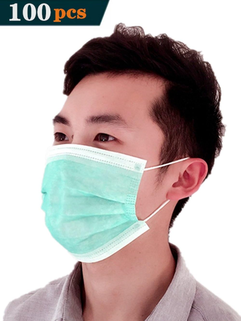 Disposable Professional Medical Anti Dust Healthy Carbon (Solid-Green)