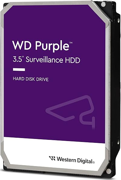 WD Purple 4TB Surveillance Hard Drive 3.5" Internal 180TB/yr 64MB Cache 3yr