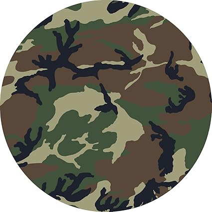 Camo Army Edible Cake Topper Decoration Amazon Com Grocery