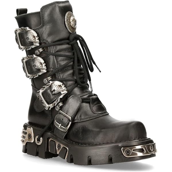 【NEW ROCK】M-1491-S1 ANKLE BOOT METALLIC M-1491-S1