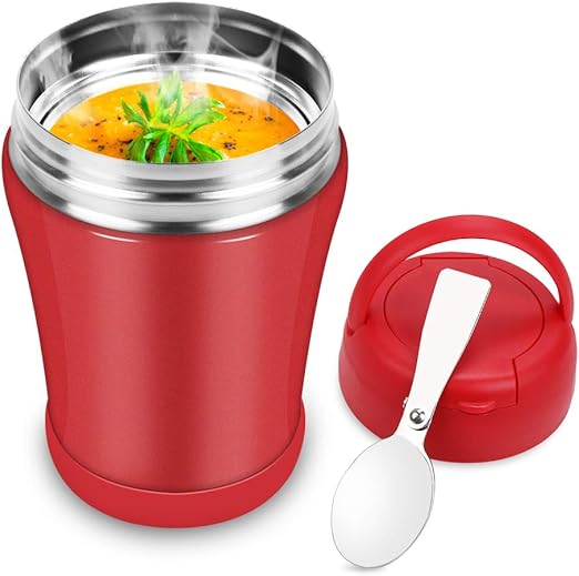 kids thermos with spoon