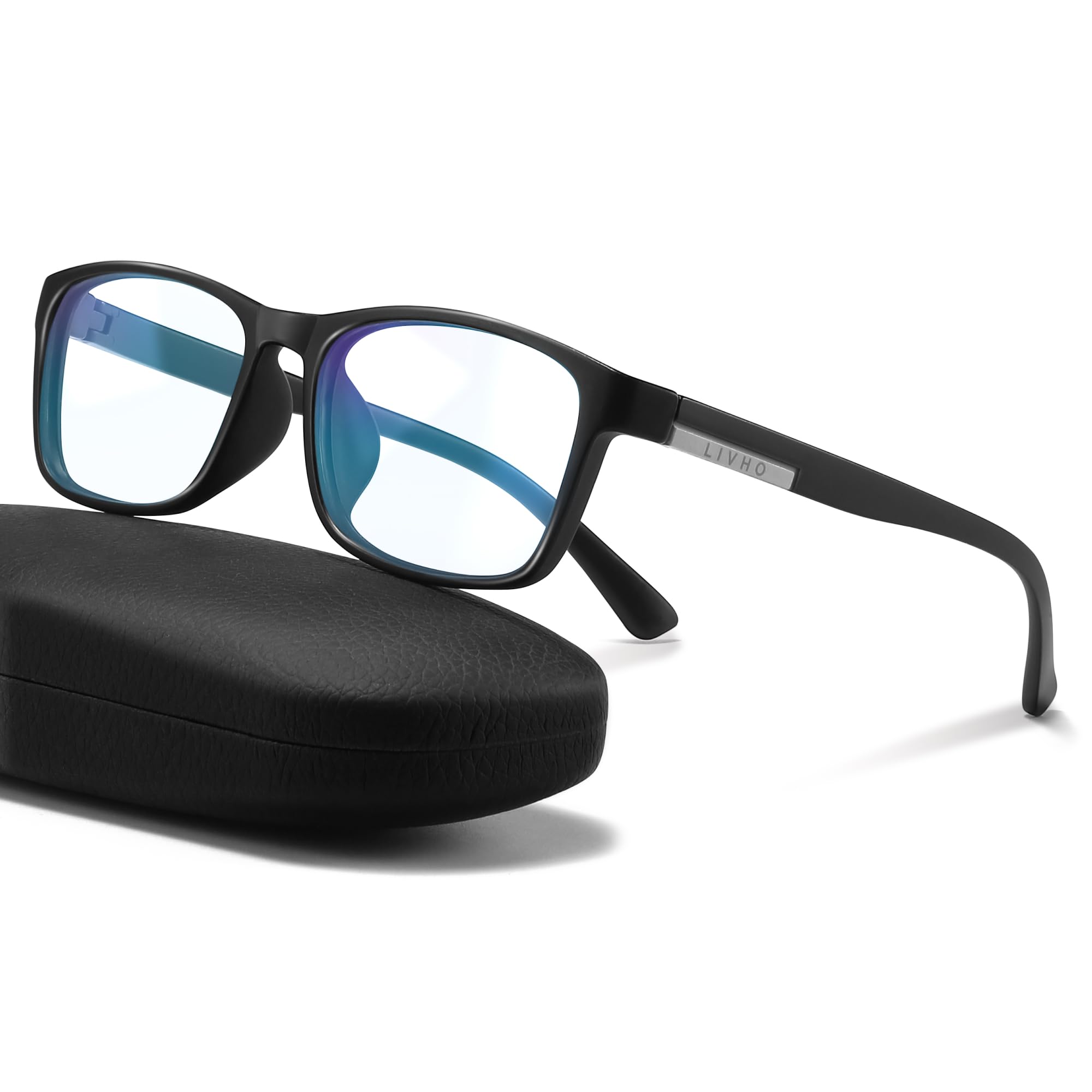 Photo 1 of Anti Blue Light Glasses Men, Mens Blue Light Glasses With UV400 Protection, Fake Glasses For Computer Eye Strain