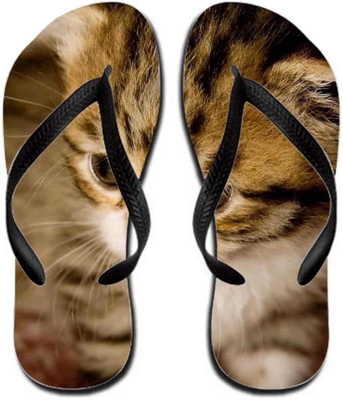 animal flip flops for men