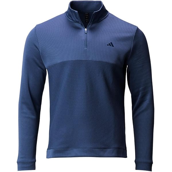 adidas - 3-Stripes Double Knit Quarter-Zip Pullover - A482 - L