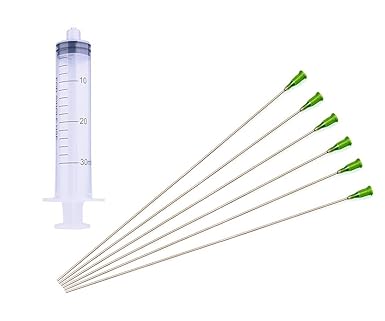 Huaha 6 Pcs Dispensing Needle 14g X 10 With 30ml Syringe Blunt Tip Luer Lock Super Long Needles Amazon Com Industrial Scientific