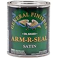 General Finishes Arm-R-Seal Oil Based Topcoat, 1 Pint, Satin