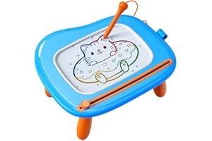 TEKFUN Toddler Toys for 1 2 3 Years Old, Reuseable Magnetic Doodle Scribbler Board with Sturdy Legs, Entertainment Toys for Kids, Educational Sensory Toys Birthday for Girls Boys