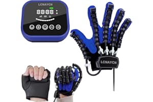 LCNAYCN Rehabilitation Robot Gloves,Robot Rehabilitation Gloves,hand rehabilitation equipment,Stroke hemiplegia glove