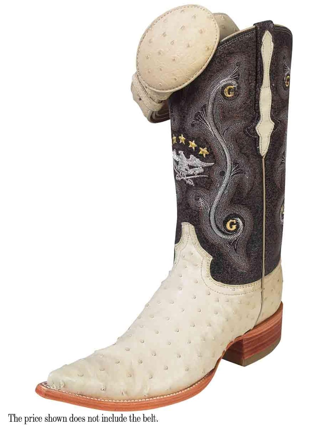 botas piel de avestruz