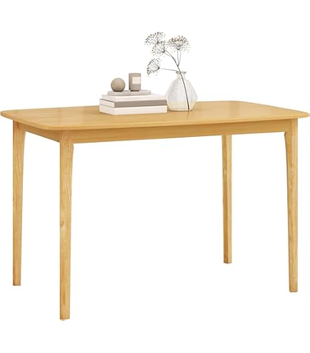 Amazon.com - Giantex Rectangular Dining Table, Mid Century Modern