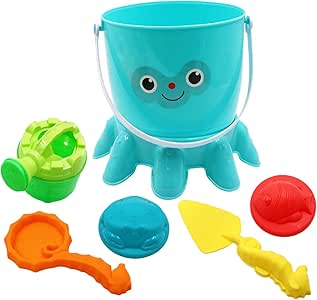 Amazon.com: Juguetes de arena, juguetes de arena para playa, juego de juguetes de arena divertidos para playa, juguete para niños, juguete de juguete para jugar incluyendo cubo de regadera, modelo de arena: