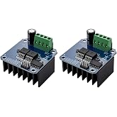 KEAcvise 2-Pack BTS7960 43A High-Power Motor Driver Module | 5V isolation from MCU, current limiting, reversible direction, PWM up to 25kHz, for Arduino smart cars