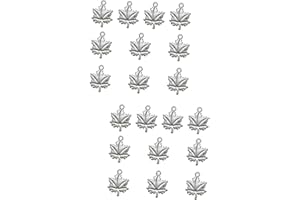 40 Pcs Jewelry Making Pendants DIY Pendant Charms Alloy Pendant Charm Leaves Ornament