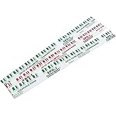 Allstar Performance Plastigage, 0.002-0.006 in and 0.025 to 0.076 mm Measurement Range, 12 in Strips, Green/Red, Kit
