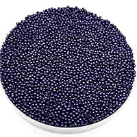 iZasky Pony Glass Seed Hole Beads 2500pcs Small Round Czech Glass Seed Beads DIY Jewelry Accessories Necklace Bracelets Beads (Navy Blue)