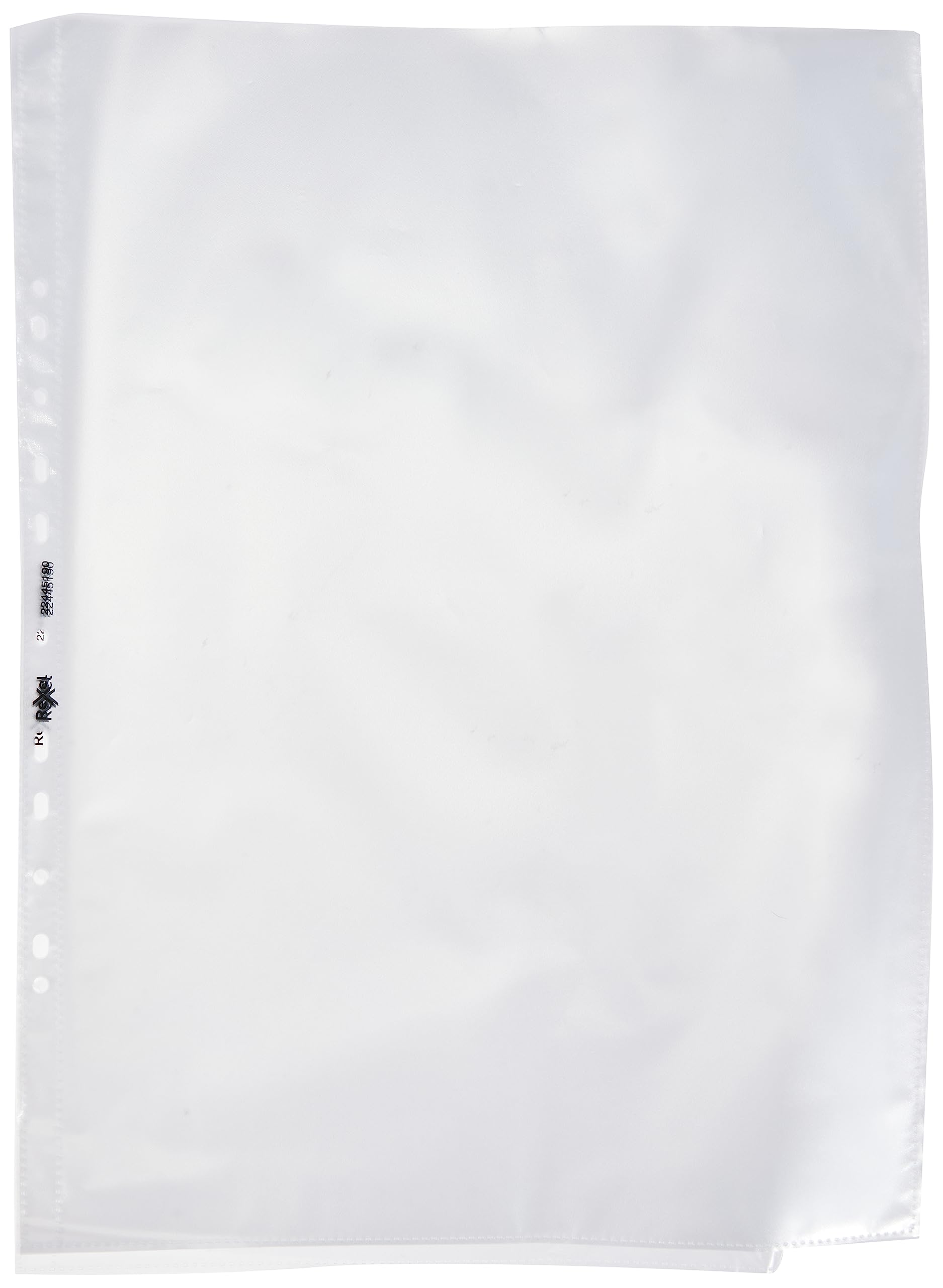 Rexel Standard A3 Plastic Punched Wallets Top Opening, Pack of 10