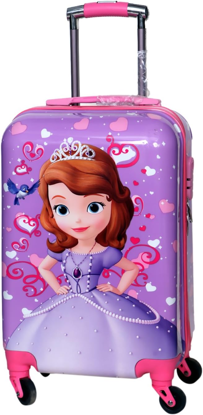 Tramp & Badger Polycarbonate 17" Multi-Colour Hard Sided Children's Luggage