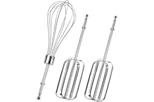 Hasanbar Hand Mixer Beaters Compatible with Hamilton Beach Hand Mixer 62682RZ 62692 62695V 64699, Mixer Replacement Beaters Fit Hami-lton Beach Mixer Parts, for Hamilton Beach Hand Mixer Attachments