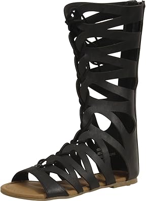 black gladiator sandals amazon