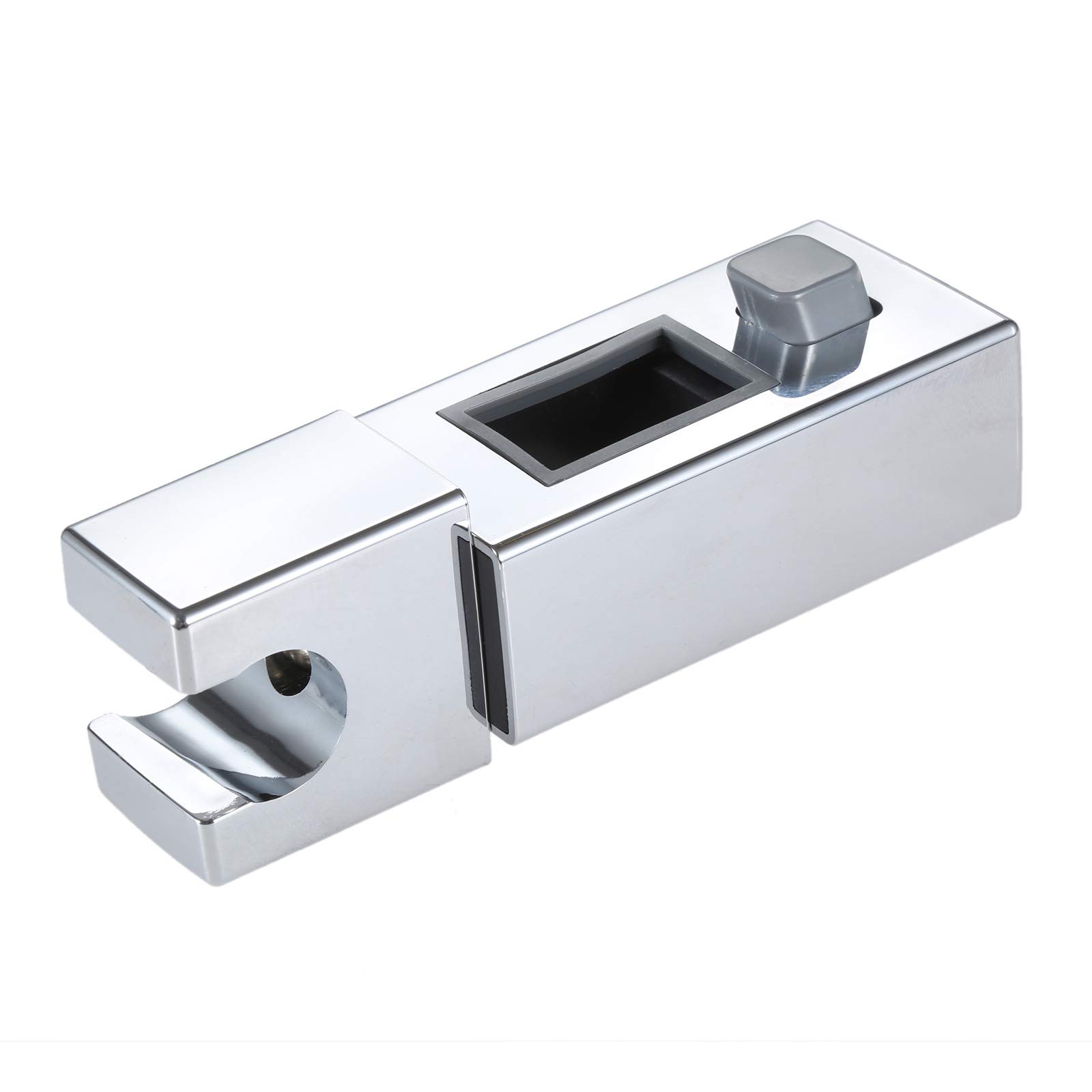 Dreld Shower Head Slider Holder, Adjustable Shower Handset Bracket Bathroom Shower Slide Bar Slider Clamp for 30x18mm Rail Rectangular Shower Rail