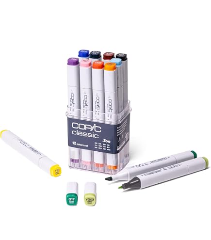 Amazon.com : Copic Classic, Alcohol-Based Markers, 36pc Set, Basic