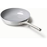 Caraway Nonstick Ceramic Frying Pan (2.7 qt, 10.5") - Non Toxic, PTFE & PFOA Free - Oven Safe & Compatible with All Stovetops