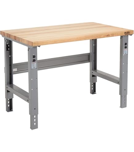 Global Industrial Adjustable Height Workbench C-Channel Leg