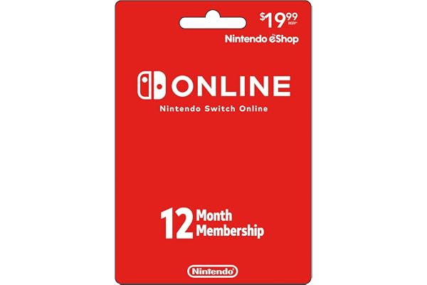 Nintendo Switch Online Physical Gift Card - $19.99