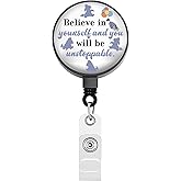 BEKECH Donkey Retractable Badge Holder Reel Donkey Fans Gift Donkey Badge Reel Present Cartoon Character Inspired Gift