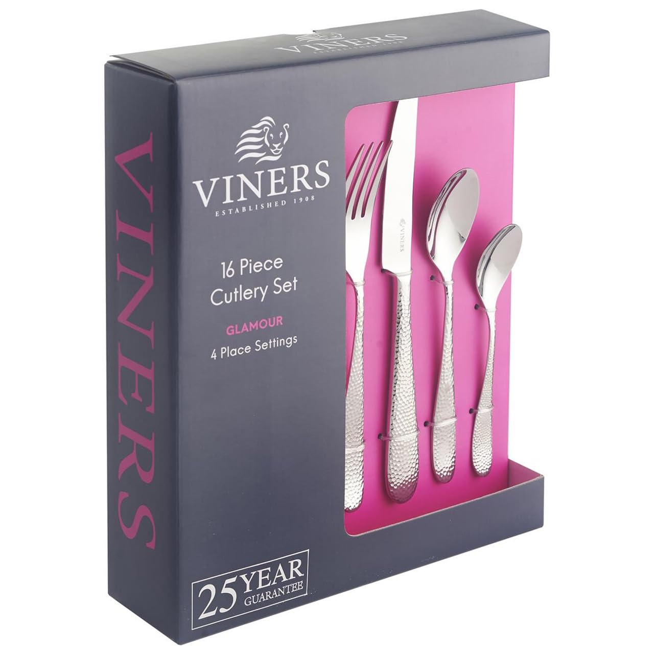 Viners Glamour Cutlery Set | 18/0 Stainless Steel, 16-Piece