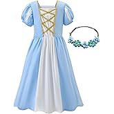 Little Girls Renaissance Medieval Dress Irish Costume Cosplay Retro Gown Halloween Xmas Princess Daily Wear