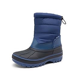 DREAM PAIRS Boys Girls Snow Boots Water-Resistant