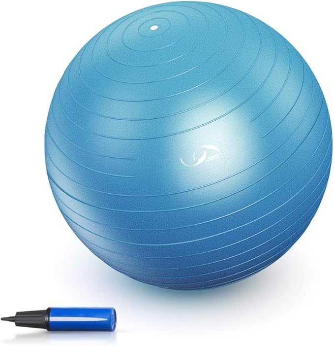 blue yoga ball