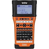 Brother Mobile PTE500 Handheld Labeling Tool, USB Interface, Li-ion, Auto Cut, Carrycase