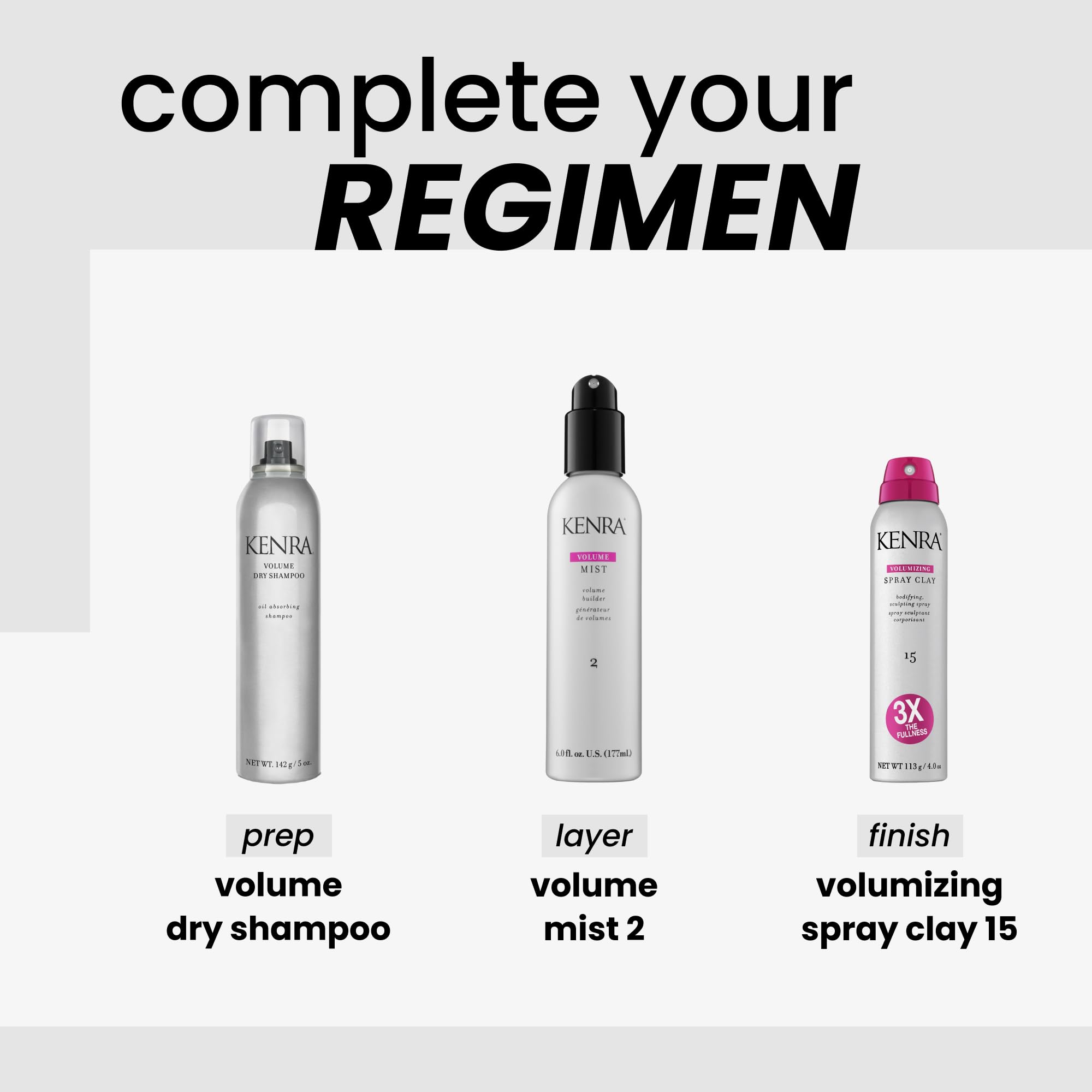 Kenra Volume Dry Shampoo | Oil Absorbing Shampoo | Translucent, Volume-Enhancing Spray | Instantly Refreshes Hair At The Root | Absorbs Oils & Impurities | All Hair Types
