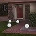 GAME 9015-04 GalaxyGLO Large Solar-Powered Waterproof 5 Color Changing Globe with Remote (4 Pack), 12