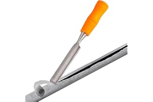 LOQJSS Golf Grip Tape Remover Tool,Golf Grip Tape Stripper Remove Tool,Golf Grip Repair Kits,Steel Shaft Tape Stripper Remover for Regripping Graphite,Fastest Way to Remove Tape